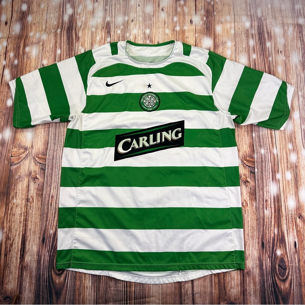 Nike Celtics Carling Striped Soccer Jersey Size Medium